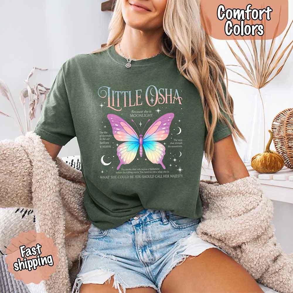 Butterfly Dreamscape Comfort Colors T-Shirt – Soft Aesthetic Tee for Women