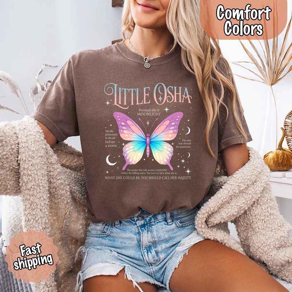 Butterfly Dreamscape Comfort Colors T-Shirt – Soft Aesthetic Tee for Women
