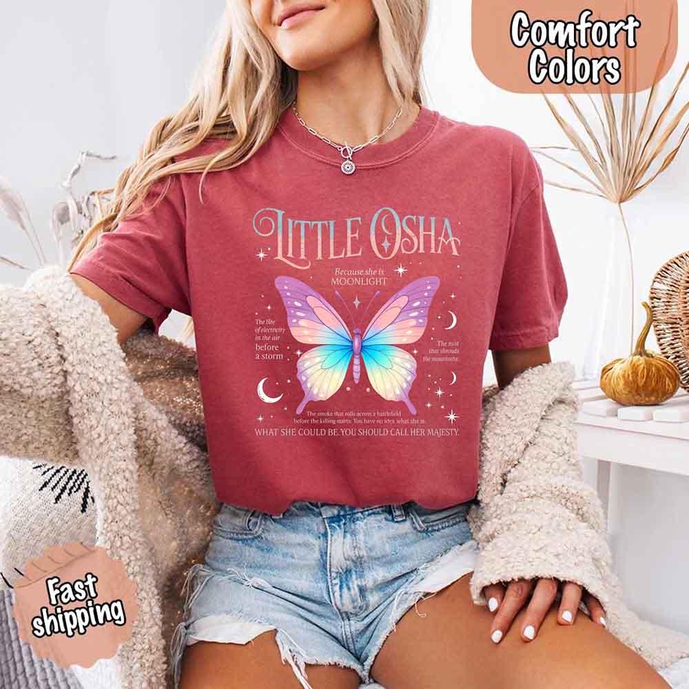 Butterfly Dreamscape Comfort Colors T-Shirt – Soft Aesthetic Tee for Women