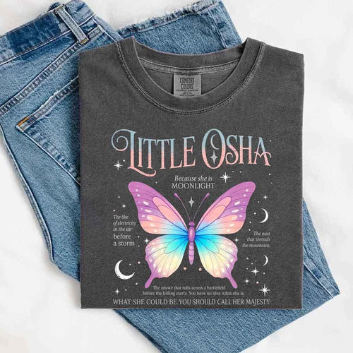 Butterfly Dreamscape artistic graphic Comfort Colors tee for women
