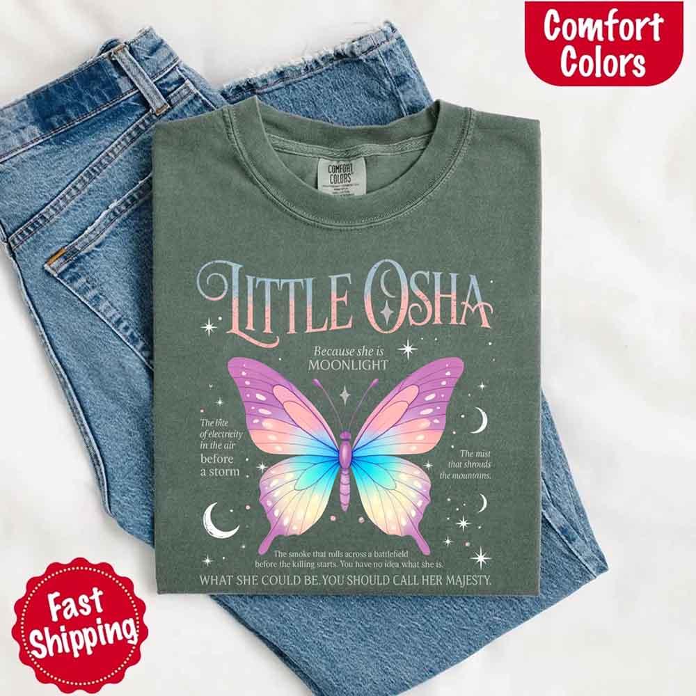 Butterfly Dreamscape Comfort Colors T-Shirt – Soft Aesthetic Tee for Women