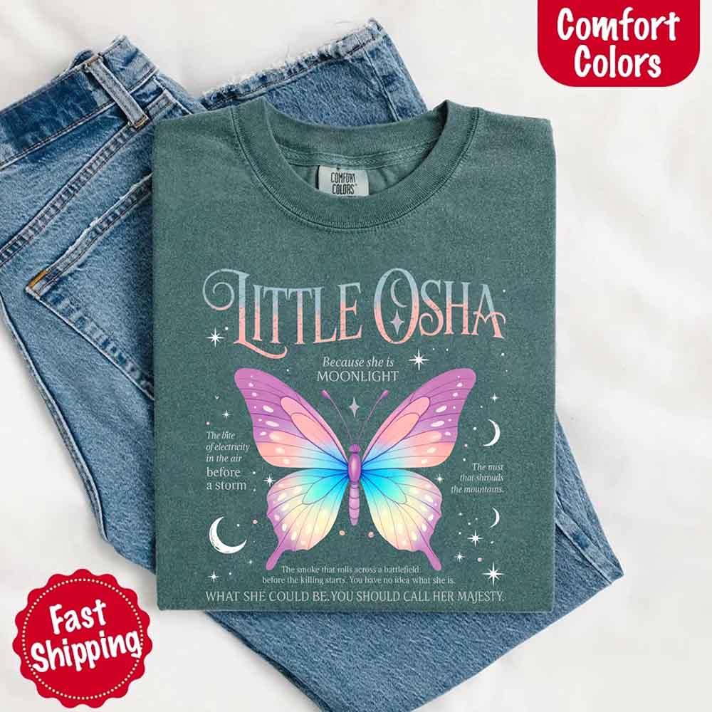 Butterfly Dreamscape Comfort Colors T-Shirt – Soft Aesthetic Tee for Women
