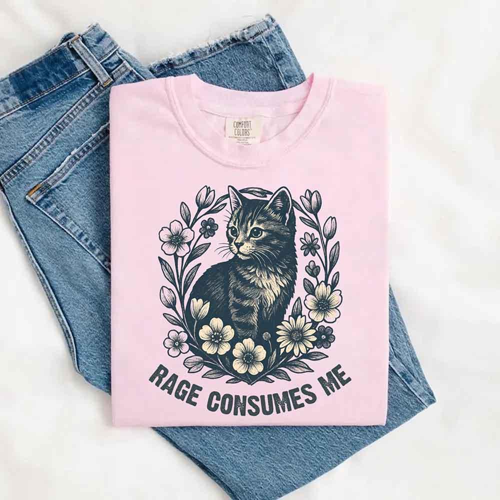 Rage Consumes Me Comfort Colors Shirt – Funny Meme Tee