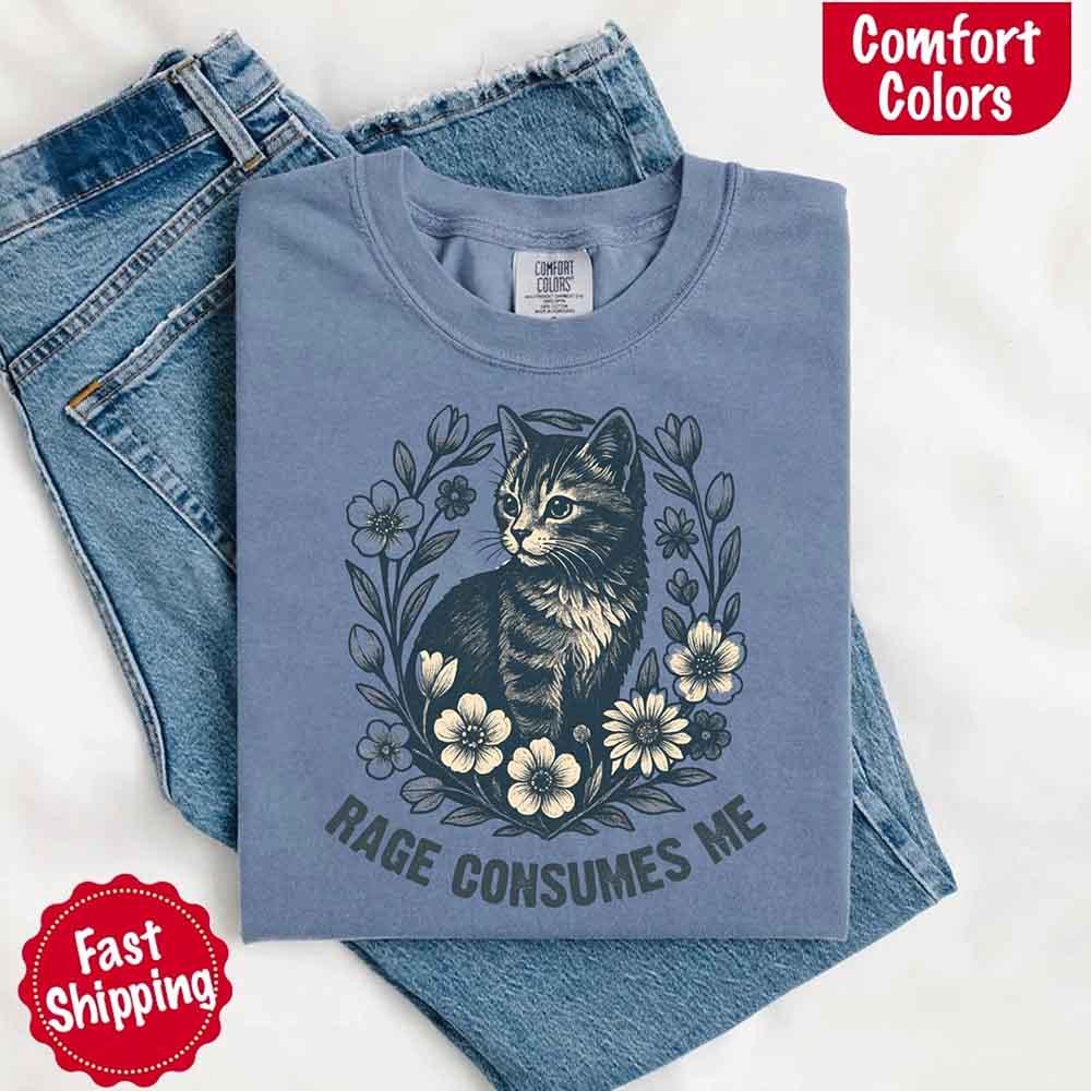 Rage Consumes Me Comfort Colors Shirt – Funny Meme Tee
